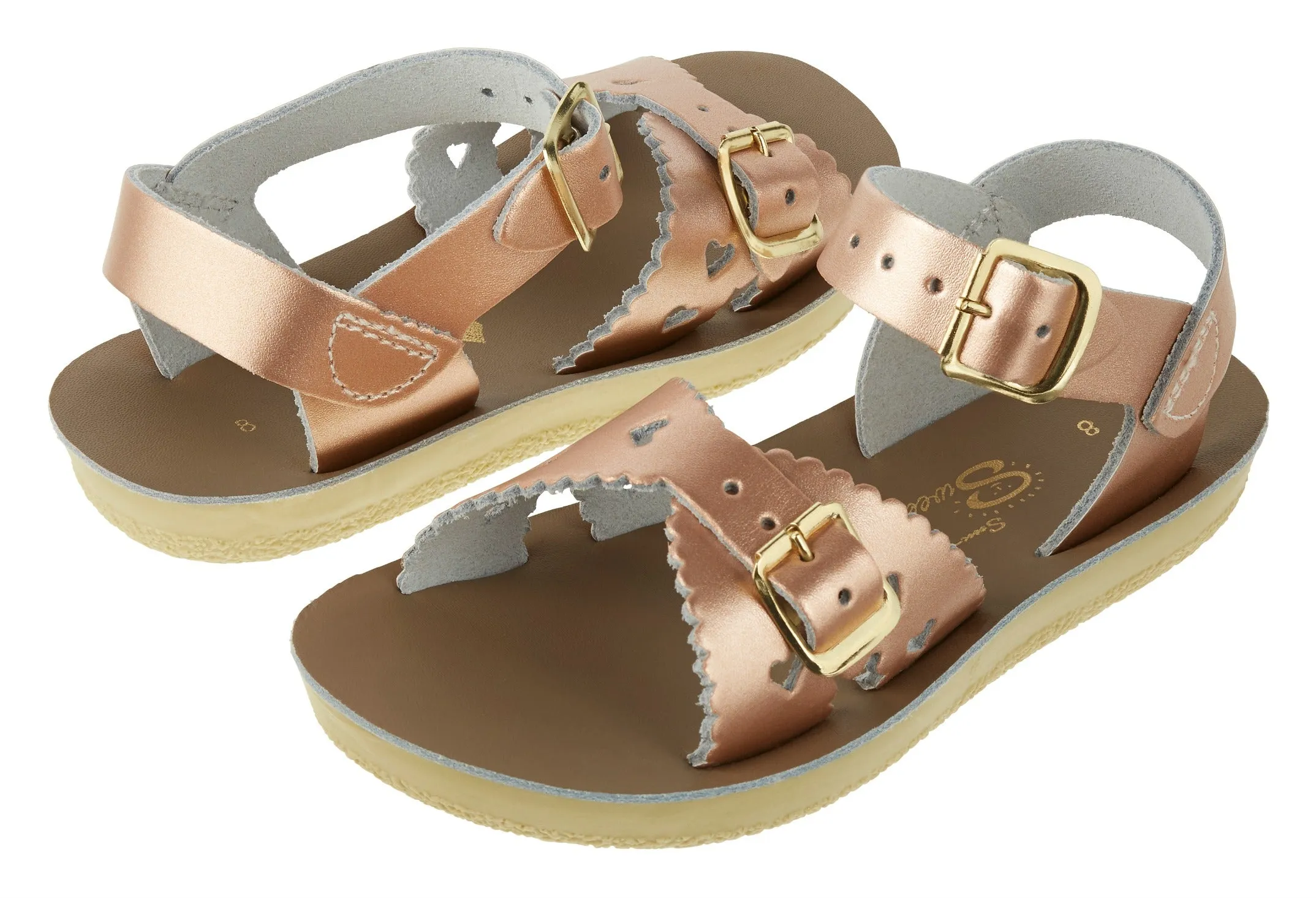 (1421) Salt-Water Sandal Sweetheart - ROSE GOLD