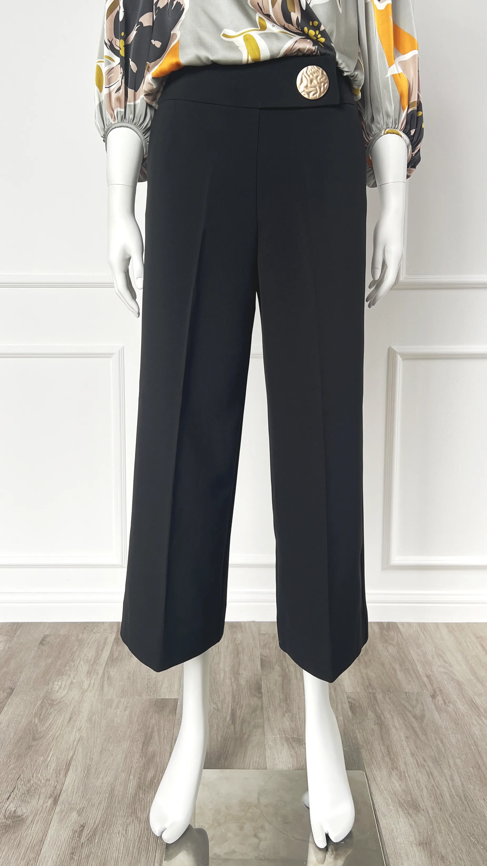 Amber Wide Waistband Loose Cut Pants