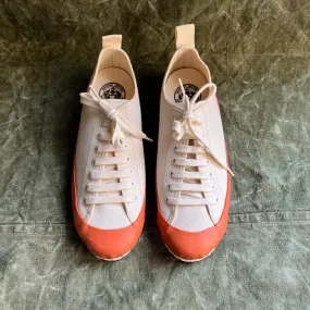 ARCHIVE SALE - MARINE TYPE 2 LACE UP SAMPLE, ECRU/ORANGE