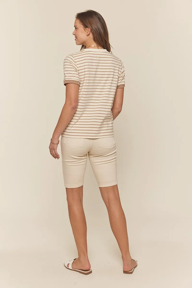 Bermuda Shorts in Cream