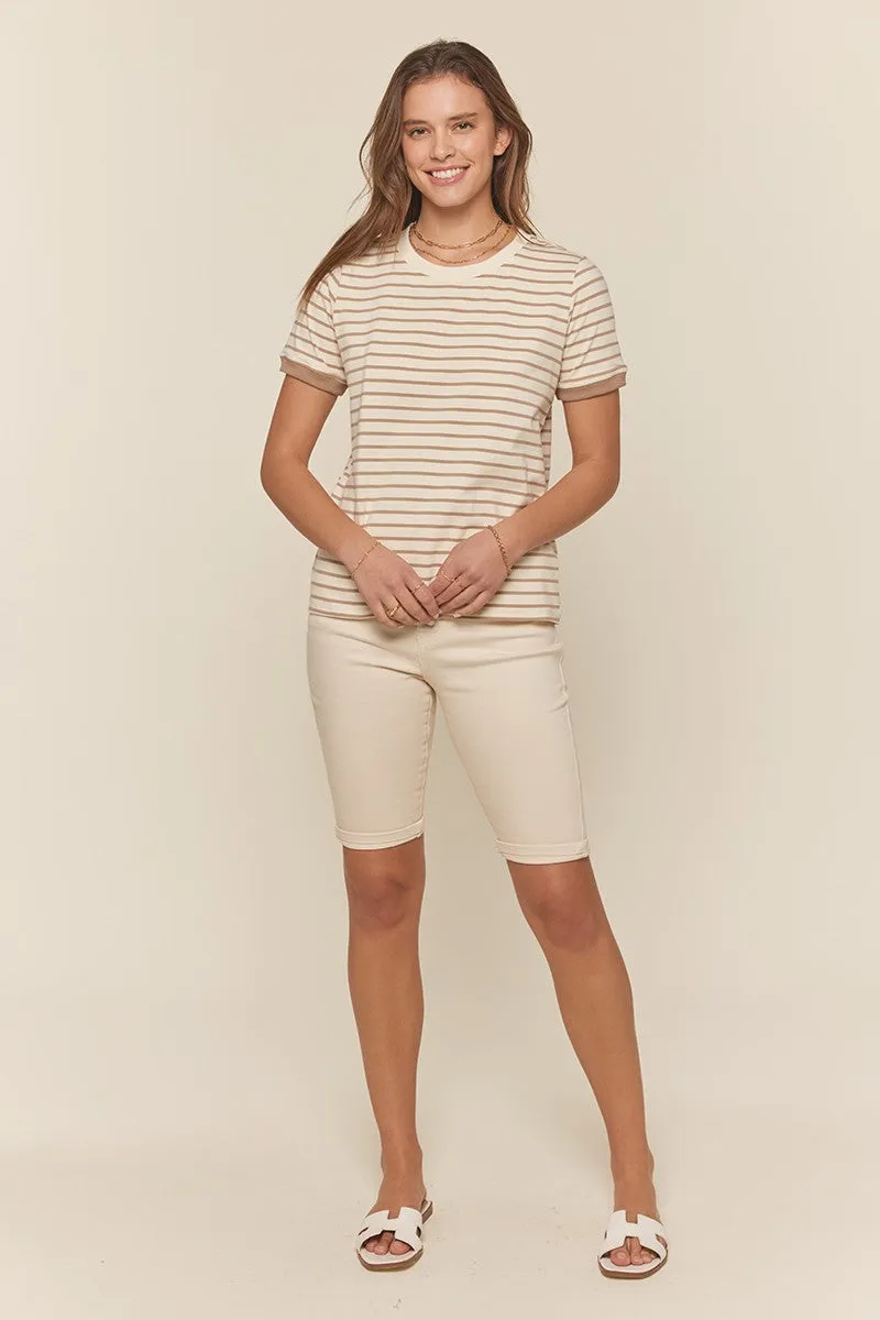 Bermuda Shorts in Cream