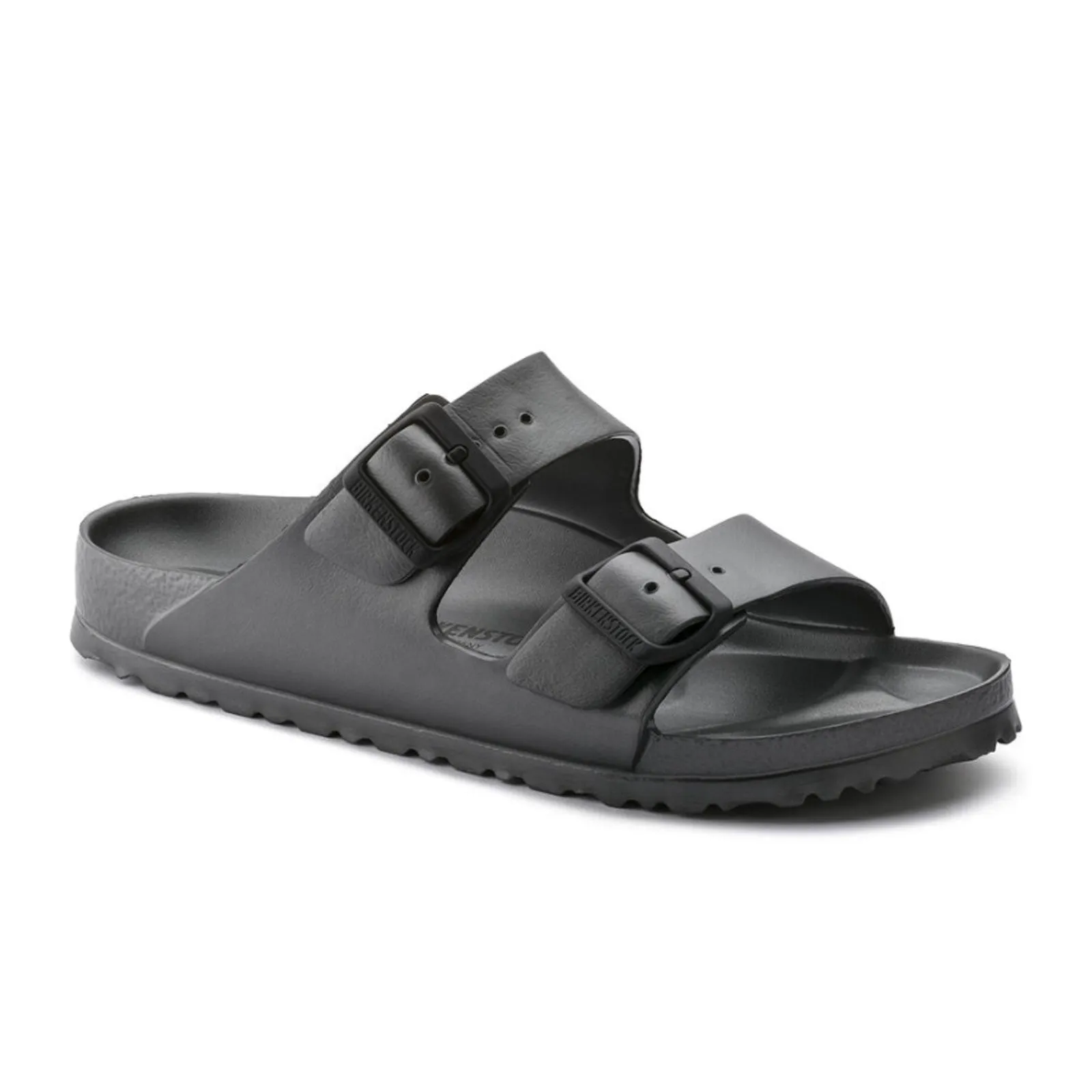 Birkenstock Arizona EVA Narrow Slide Sandal (Women) - Metallic Anthracite