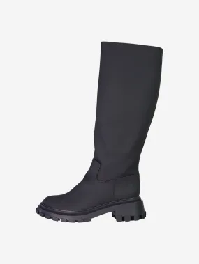 Black knee-high boots - size EU 41