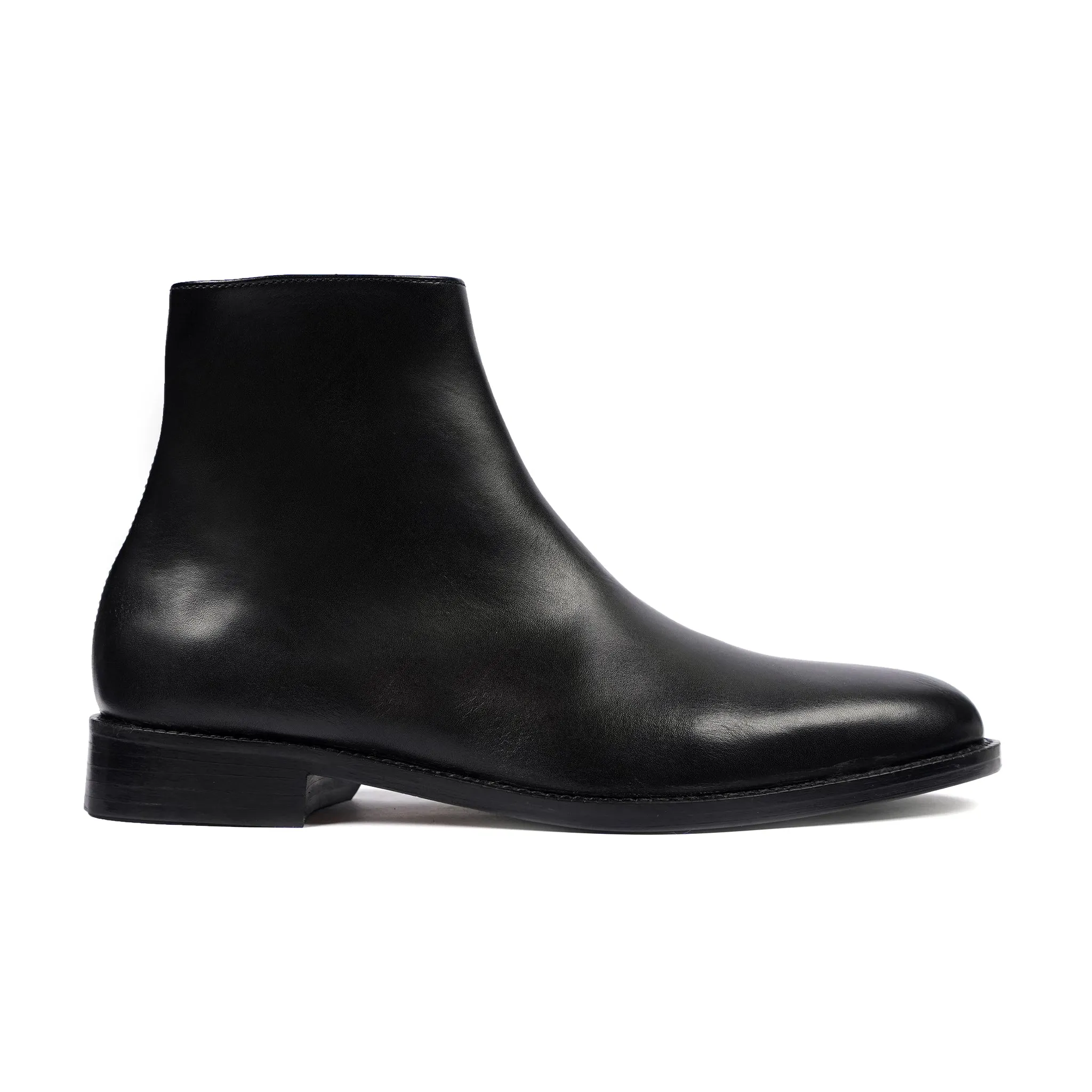 Chiesanuova - Men's Black Calf Leather Chelsea Boot