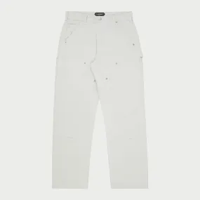 Classic Canvas Double Knee (White)