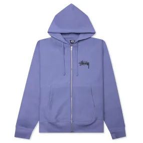 Classic Dot Zip Hood - Storm