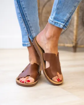 Corkys Bogalusa Sandals - Cognac Smooth