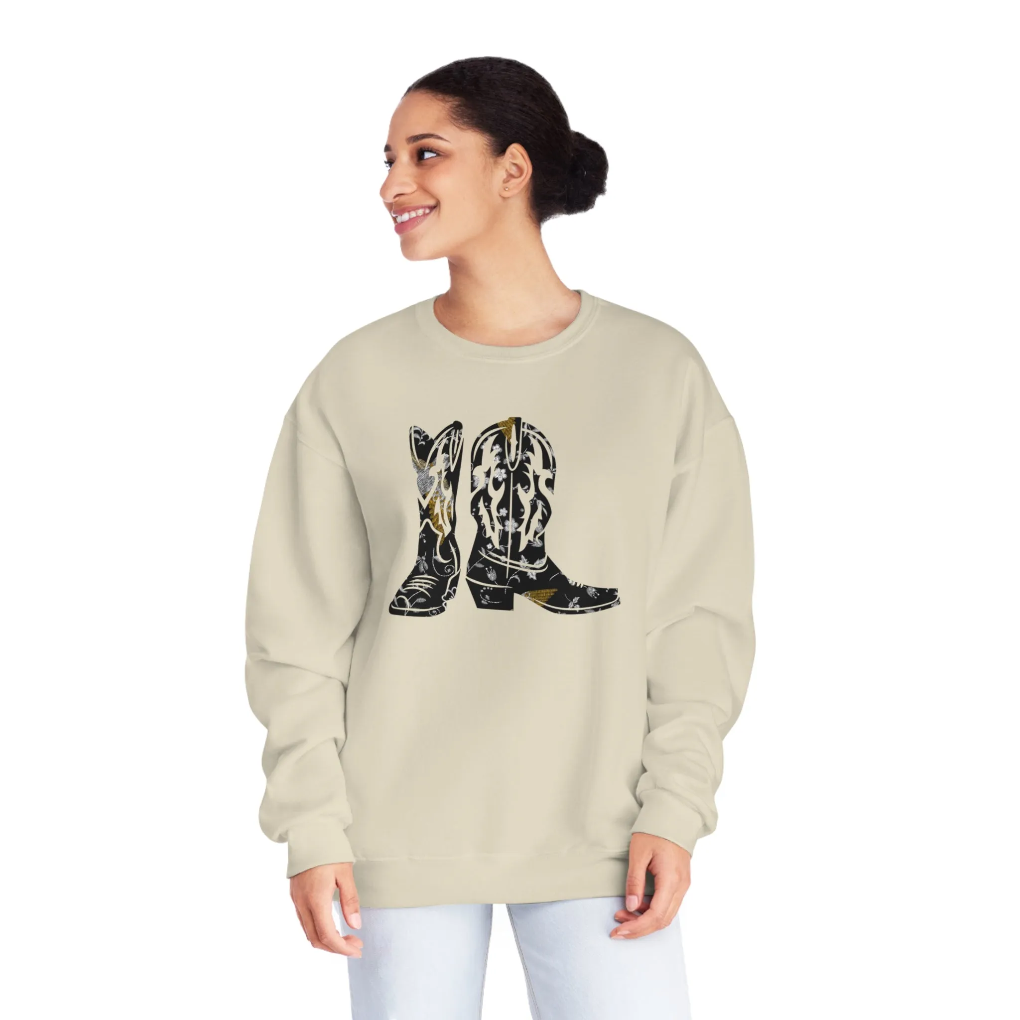 Cowboy Boots - Crewneck Sweatshirt