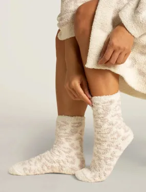 CozyChic Women's Barefoot In The Wild Socks-Cream/Stone