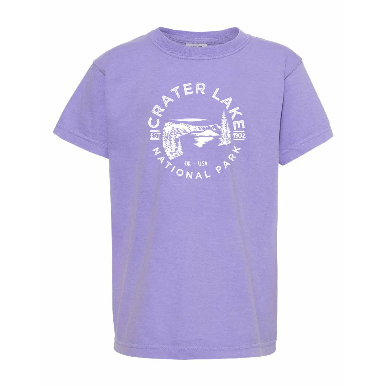 Crater Lake National Park Youth Comfort Colors T shirt