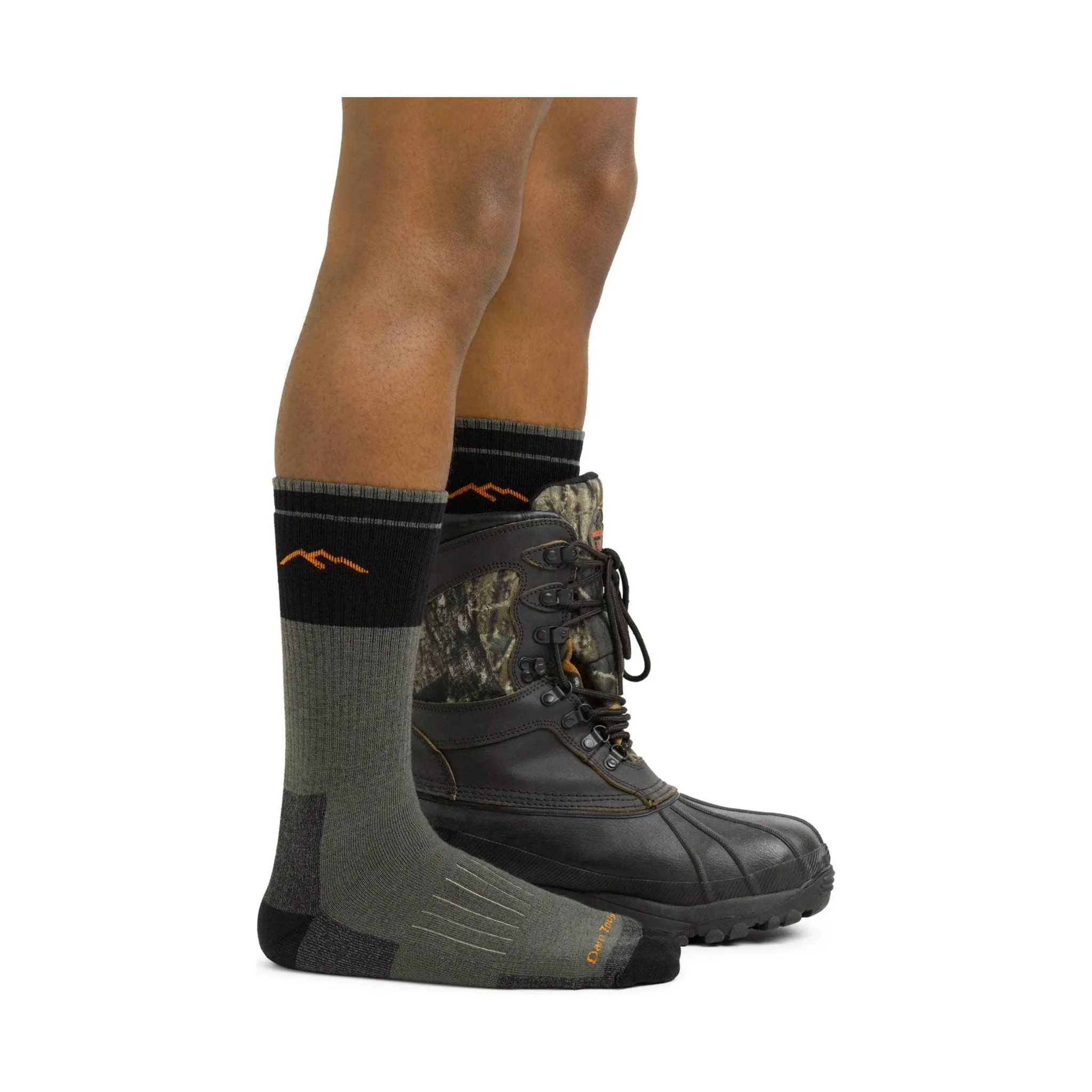 Darn Tough Vermont Men's Boot Heavyweight Hunting Sock - Forest