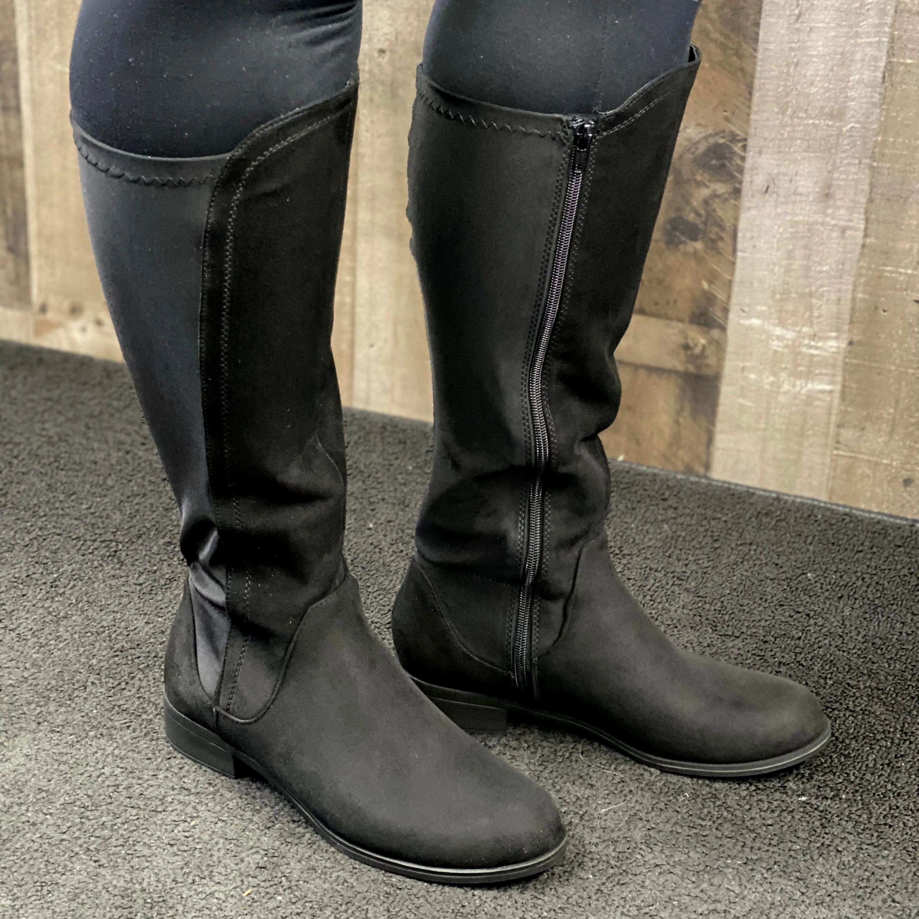 Dressed and Ready Black Boots