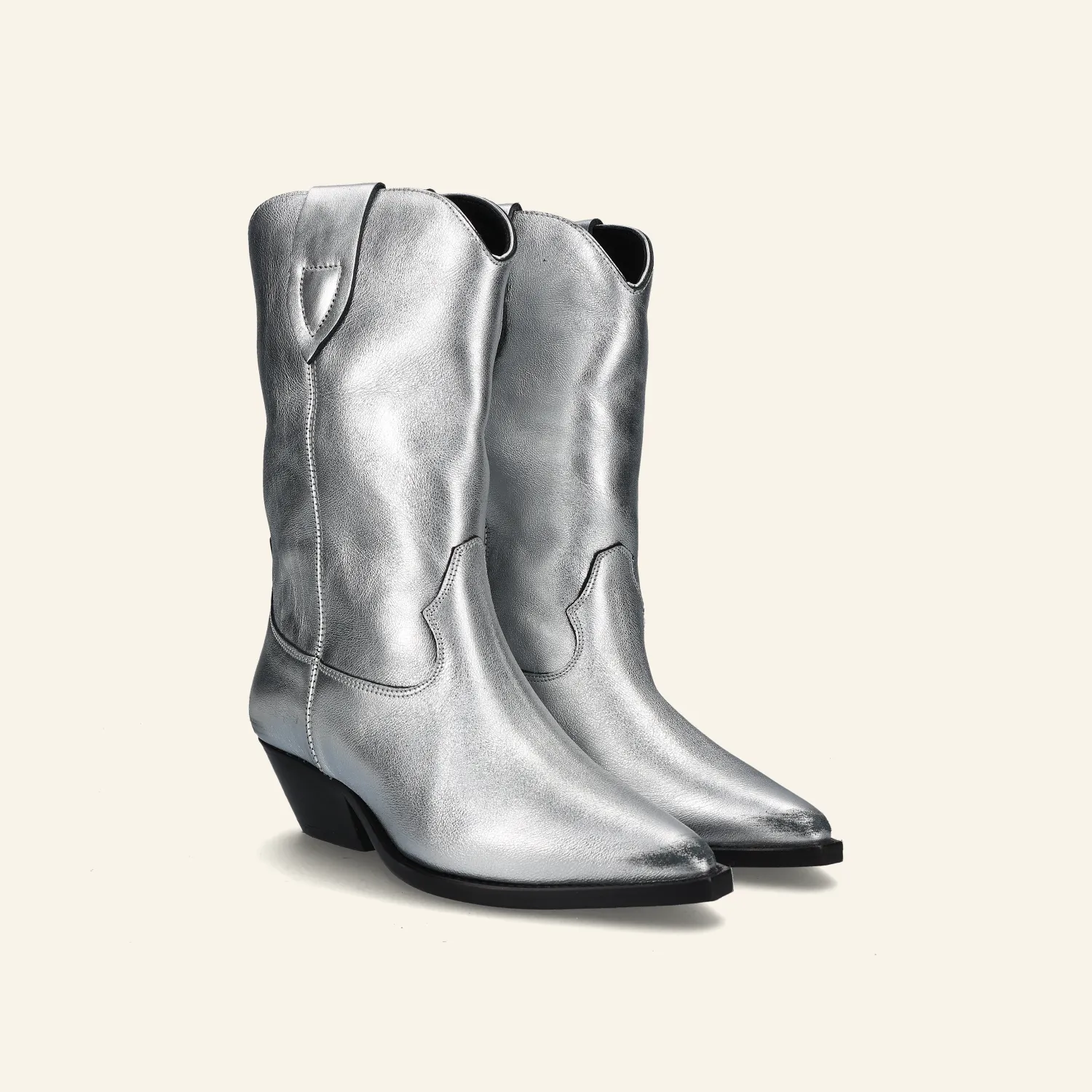 DUERTO BOOTS | Metallic Silver