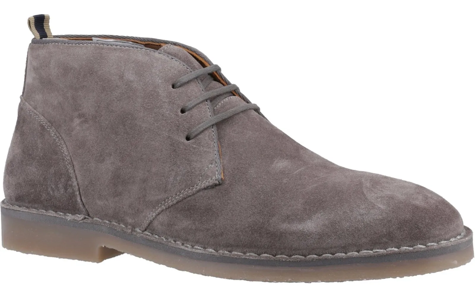 Dune Cashed Mens Leather Lace Up Chukka Boot