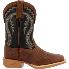 'Durango' Youth Lil' Rebel Pro Western Square Toe - Acorn / Black Onyx