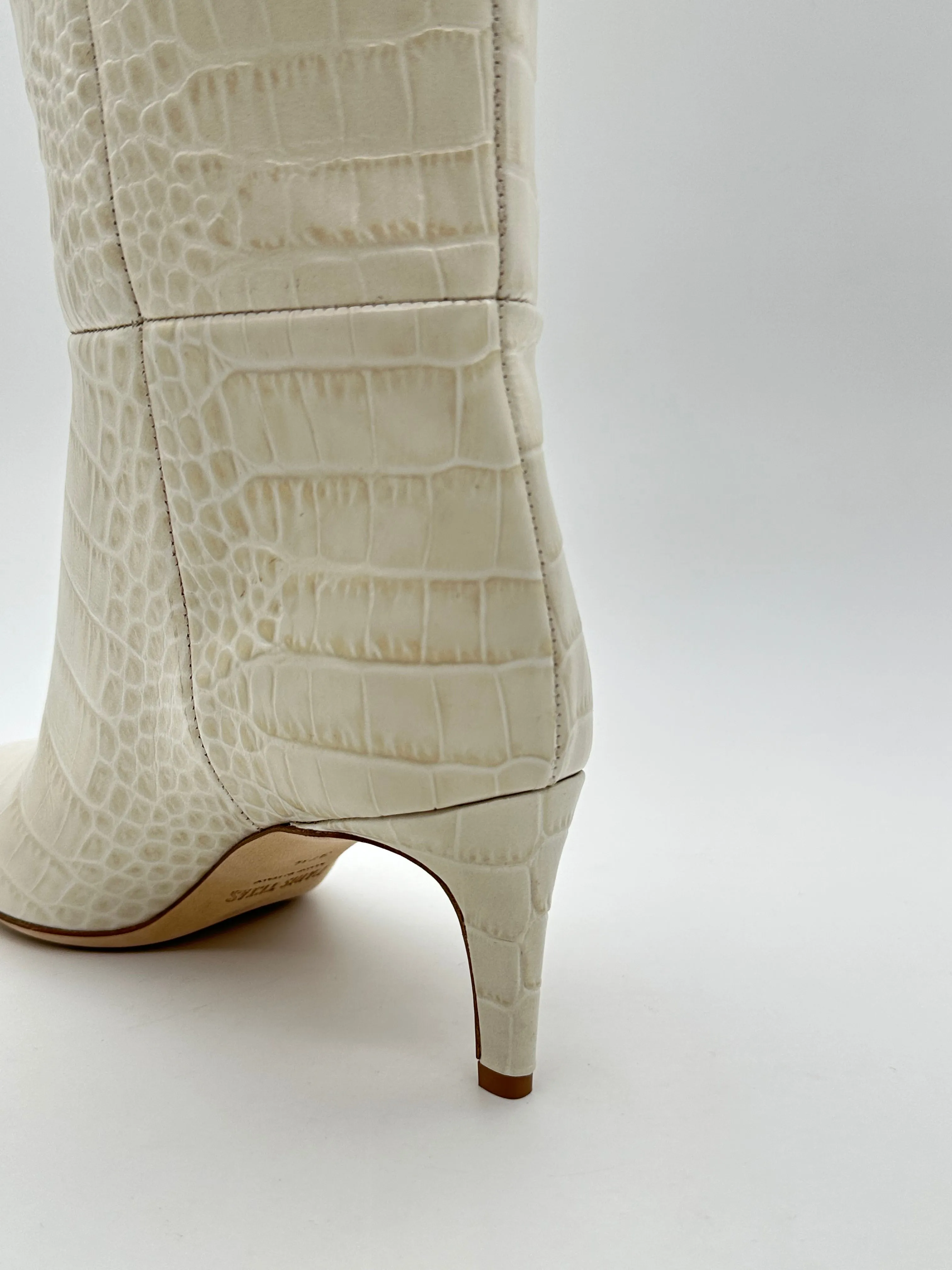 Embossed Croco Stiletto Boots