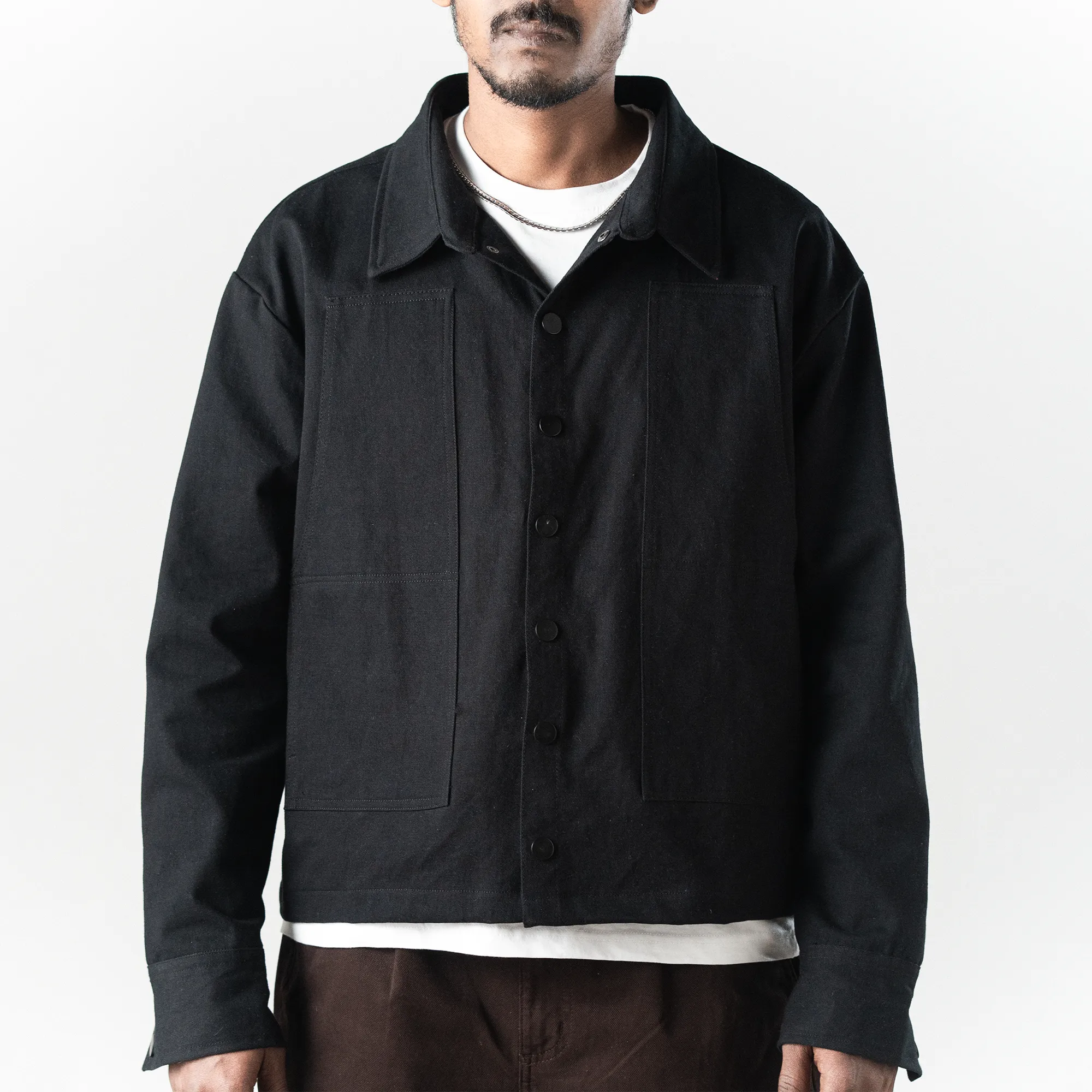 ESSENTIAL CARGO JACKET 'BLACK'