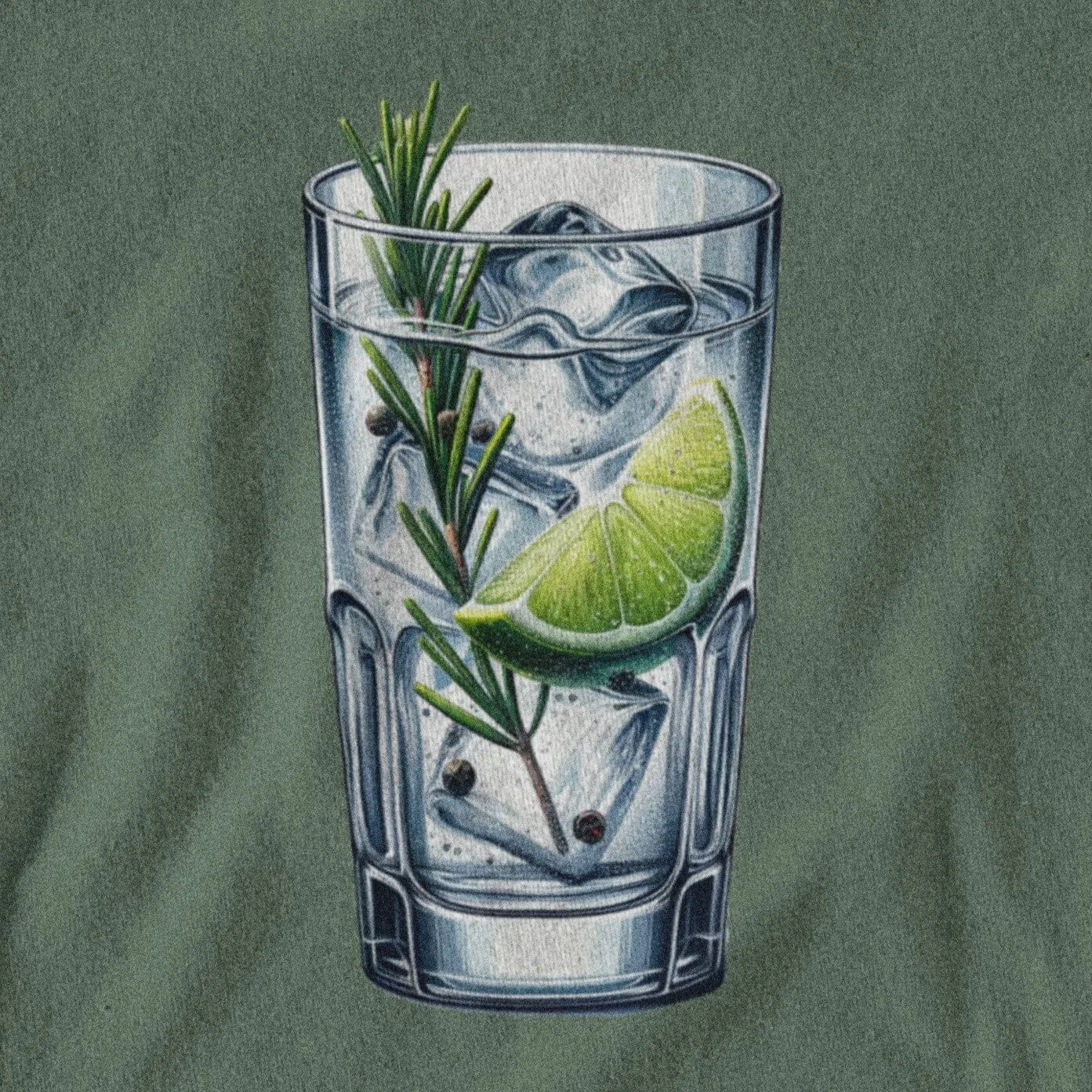 Gin & Tonic illustration - T-shirt