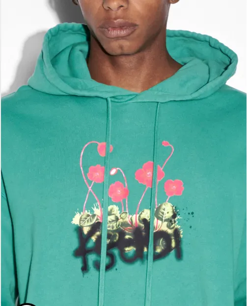 KSUBI Grass Cutter Biggie Hoodie Greenout