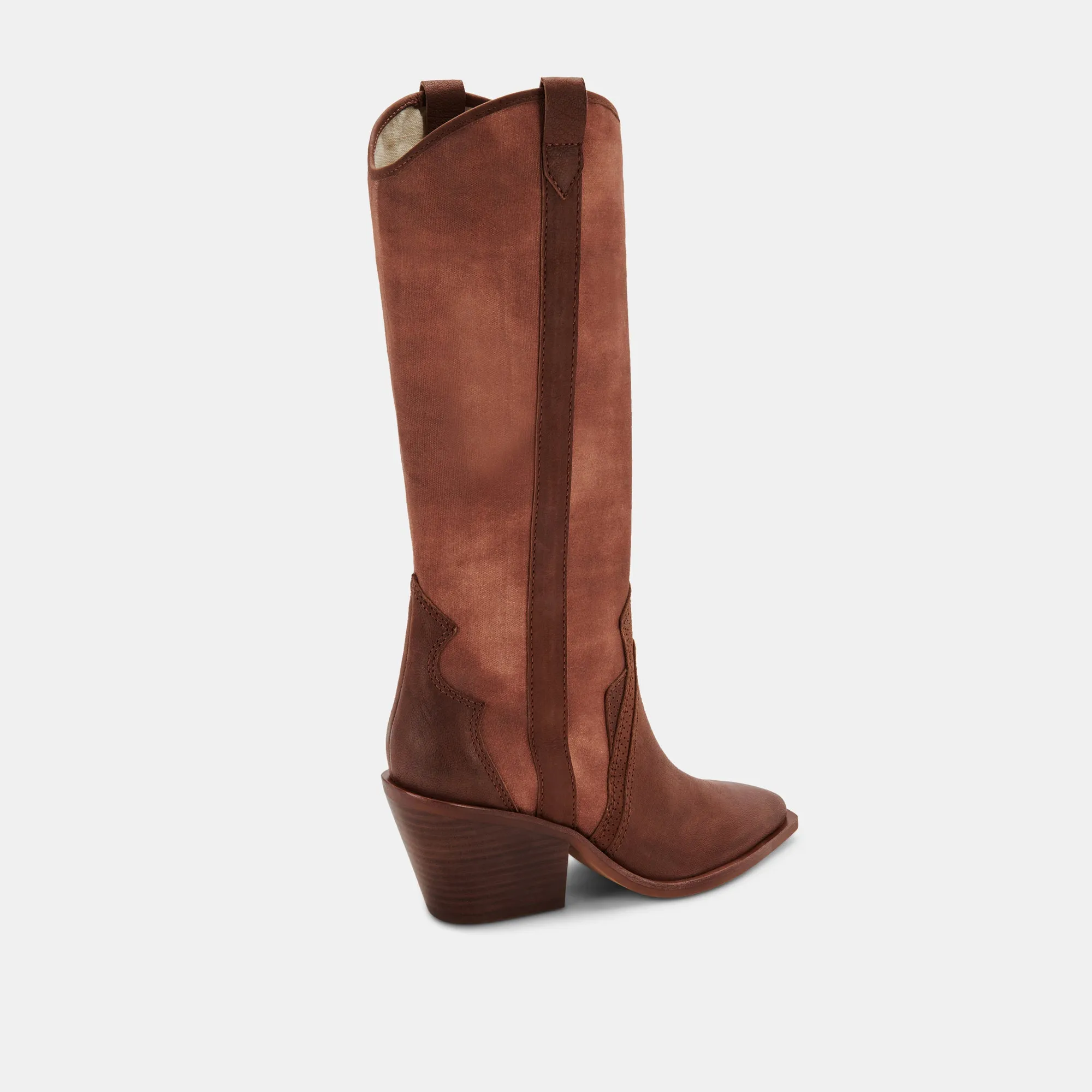 NAVENE BOOTS CHOCOLATE LEATHER - re:vita