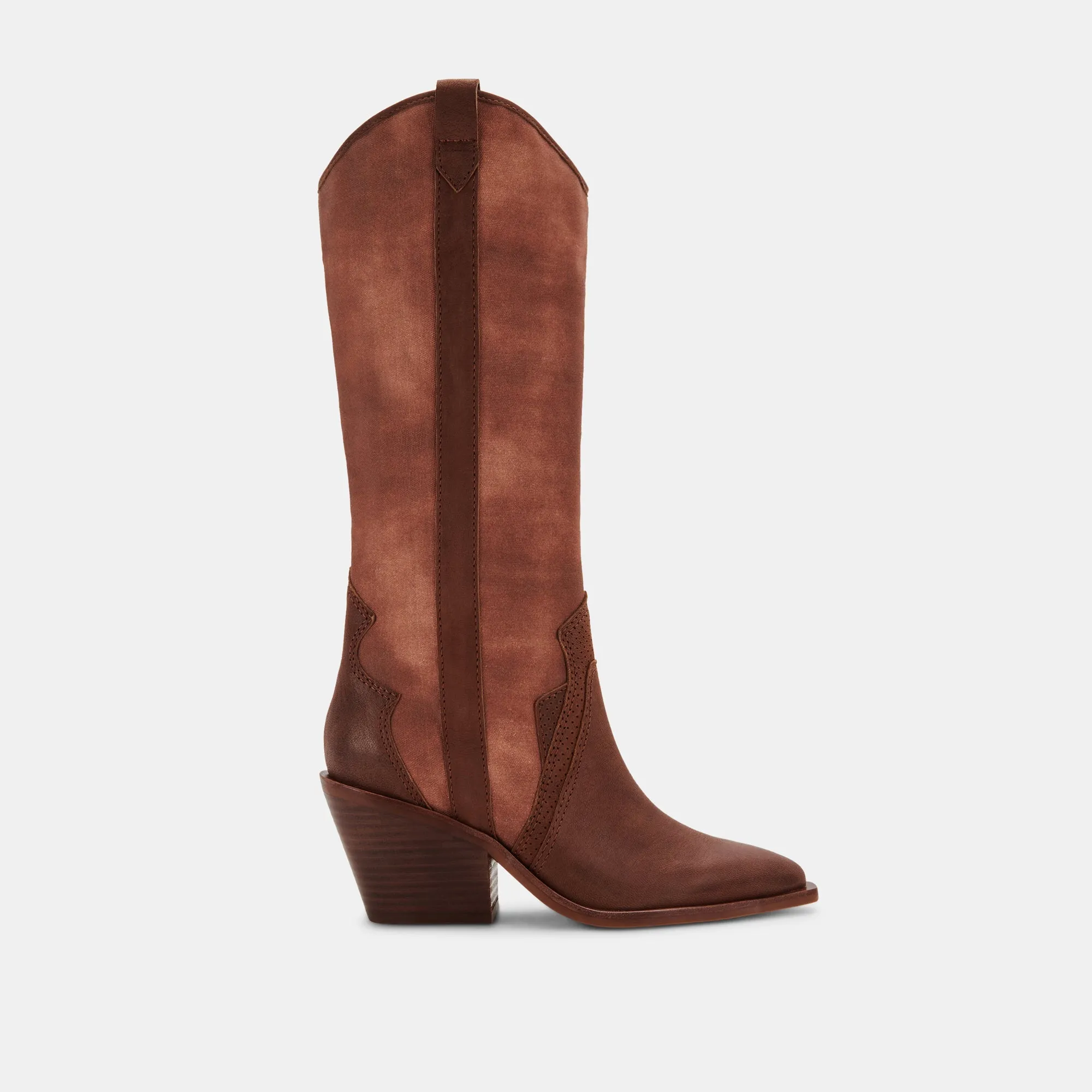 NAVENE BOOTS CHOCOLATE LEATHER - re:vita