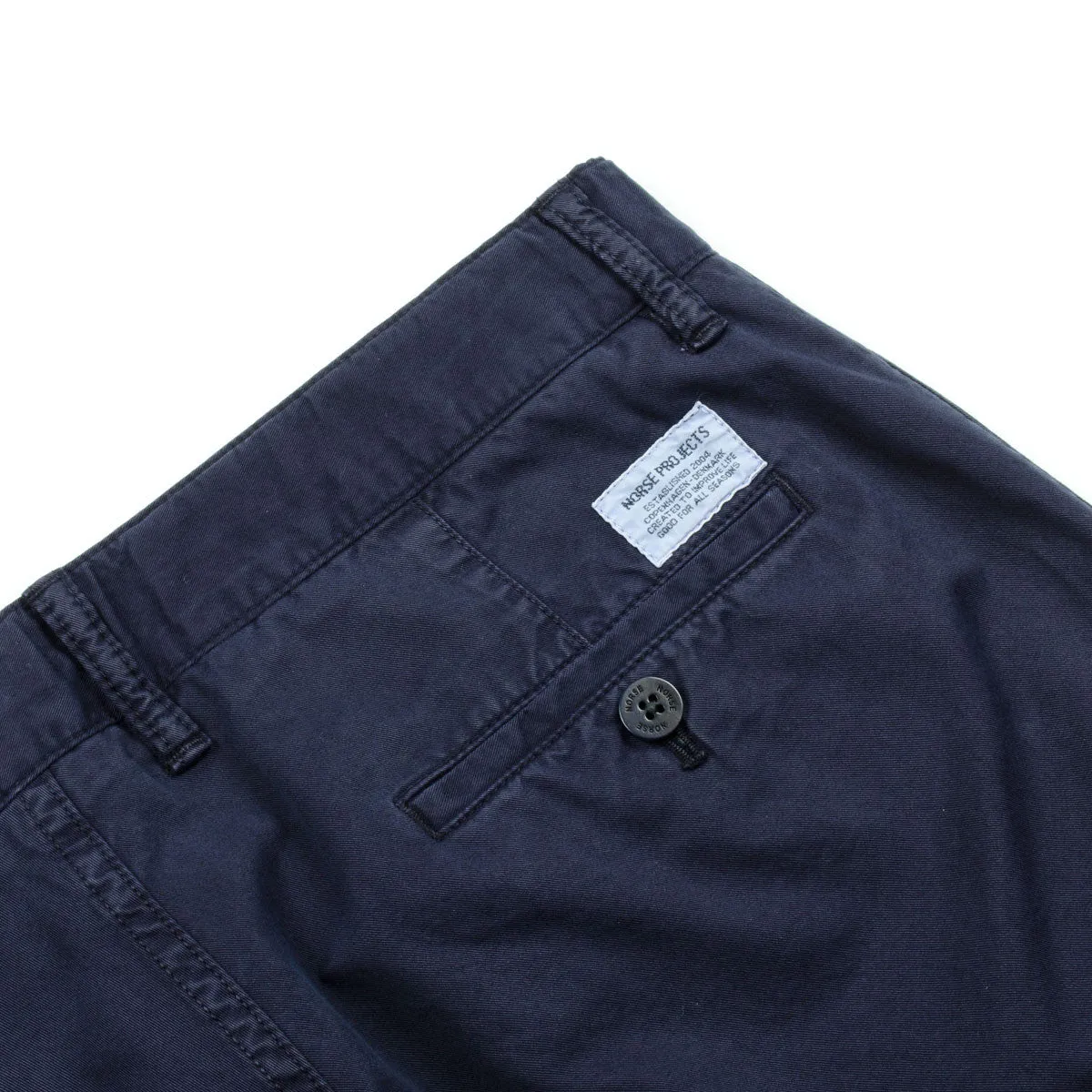 Norse Projects - Aros Slim Light Twill Chinos - Dark Navy