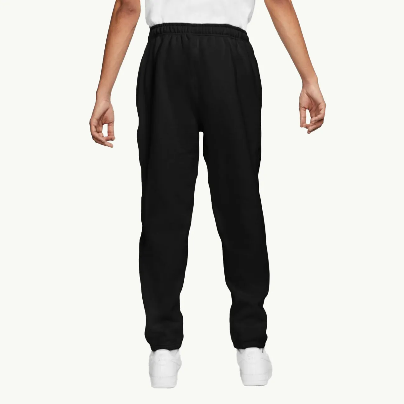 NRG Soloswoosh Fleece Pant - Black/White