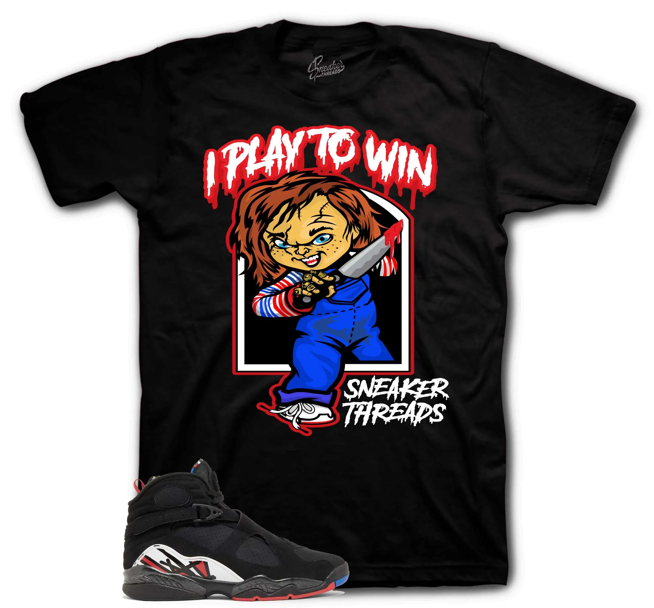 Retro 8 Playoffs Play To Win Shirt