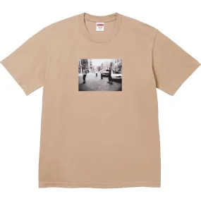 SUPREME SUPREME CREW 96 TEE-KHAKI