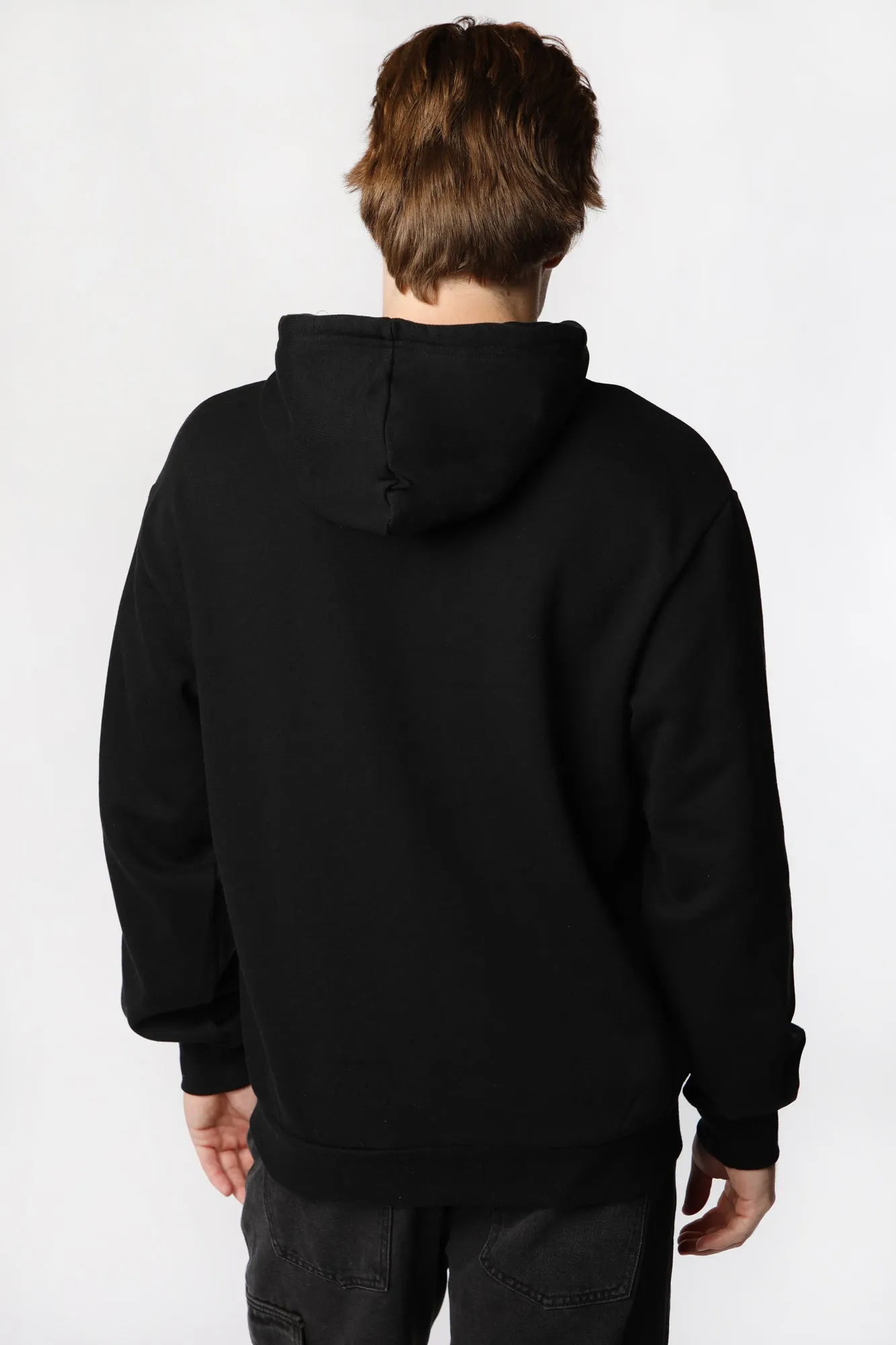 Zoo York Unisex Woven Patch Zip-Up Hoodie